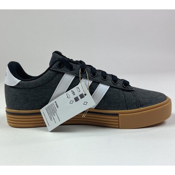 Adidas Daily 4.0 Men 6.5 / Women 7.5 Black Skateboarding Shoes Sneakers IF4492 - Picture 5 of 10